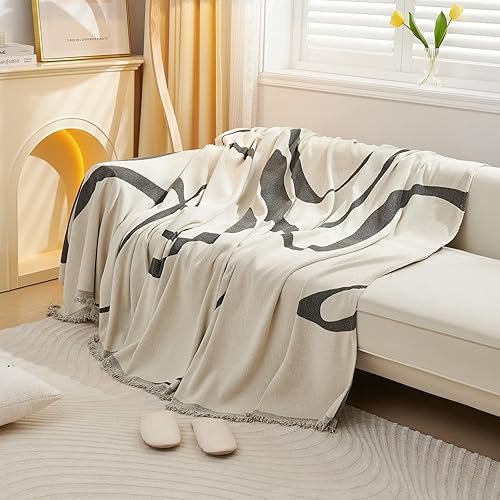 Miniatura 2 de DREAMINGO Funda de sofá reversible para sofá de 2 plazas, color gris oscuro, funda de sofá biplaza beige para perros, funda de sofá de felpilla