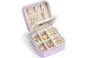Vlando Jewelry Box - An Exquisite Purple Haven for Your Precious Gems