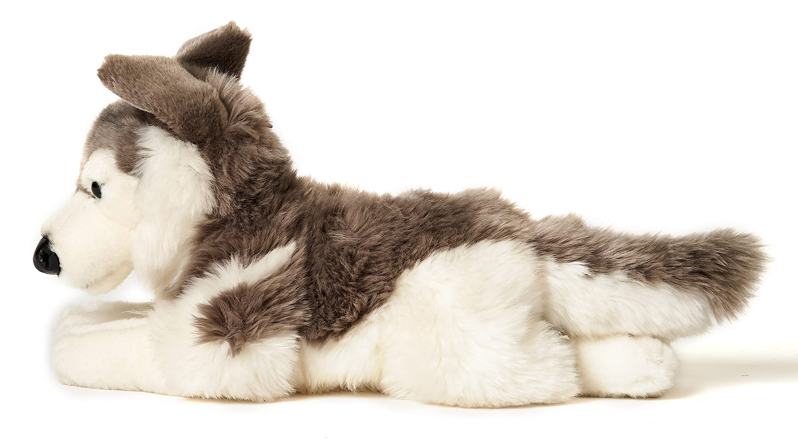 Uni-Toys - Husky Gris, de pie (sin Correa) - 30 cm (Longitud) - Perro de Peluche - Peluche Uni-Toys - Husky Gris, de pie (sin Correa) - 30 cm (Longitud) - Perro de Peluche - Peluche