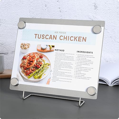 Miniatura 8 de Tablero de anuncios magnético grande, tablero de notas de borrado en seco con soporte, caballete de metal para exhibición magnética, 12 x 10