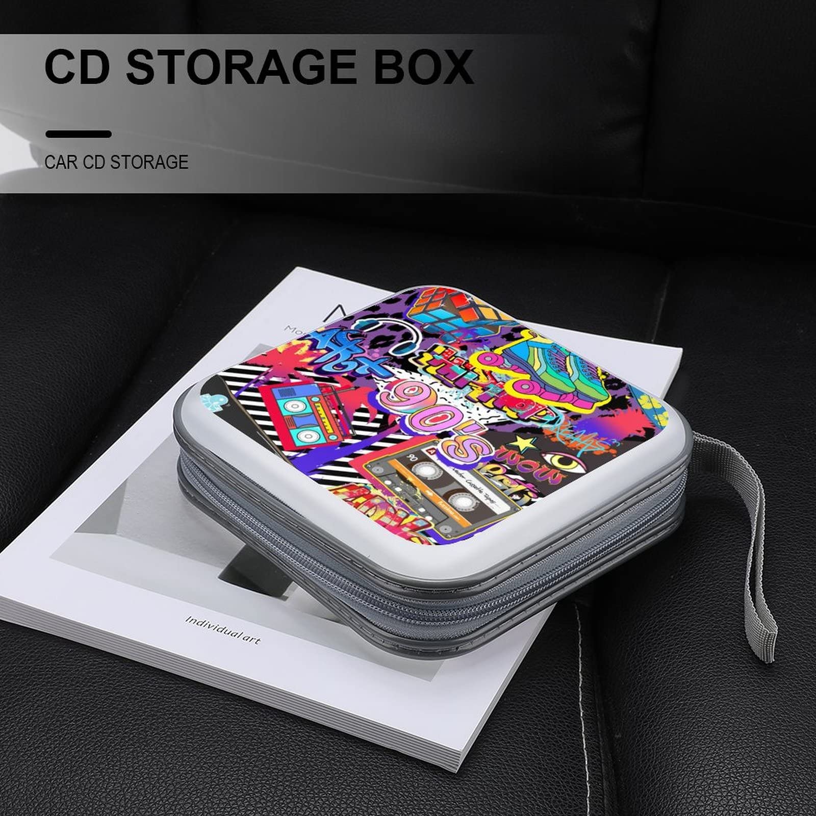 Amazon.co.jp: CD収納ボックス ヒップホップ 90年代メンフィス アート