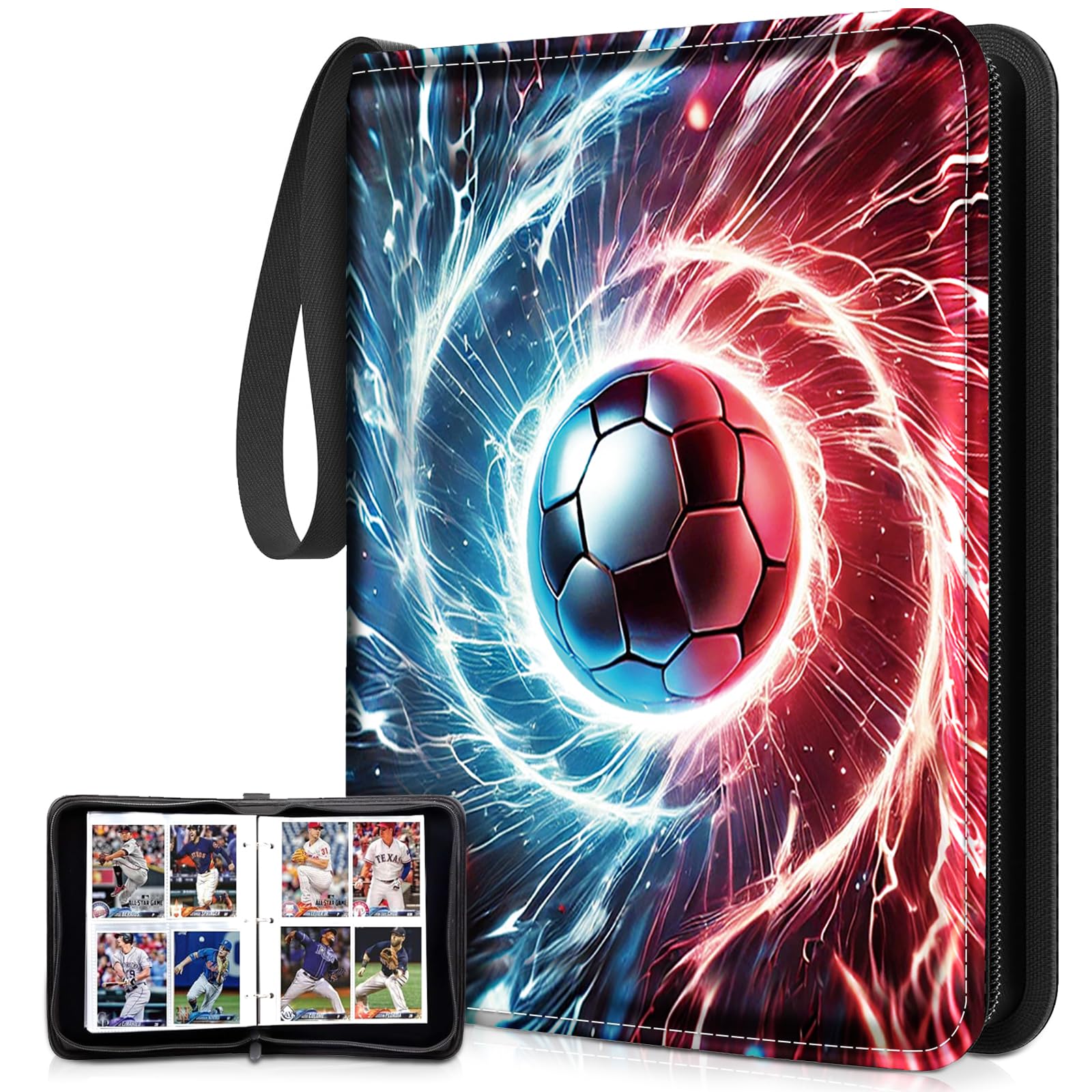 440 Large Pokemon Card Album Collector's Card Album Portable Waterproof PU Bond for MTG/TCG/FOOTBALL/Trading Cards