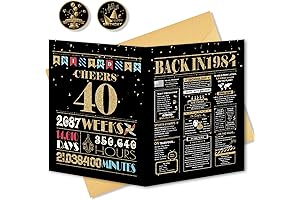 40th Birthday Card: Celebrate the Milestone with a Memorable Keepsake