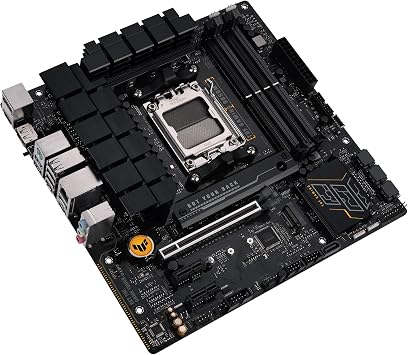 ASUS TUF Gaming B650M-E AMD B650 AM5 DDR5 6400 2xDP HDMI Dual M2 USB3.2 AURA RGB 2.5Gbit LAN matX RAM support up to 128GB, ASUS TUF PROTECTION, Armory Crate