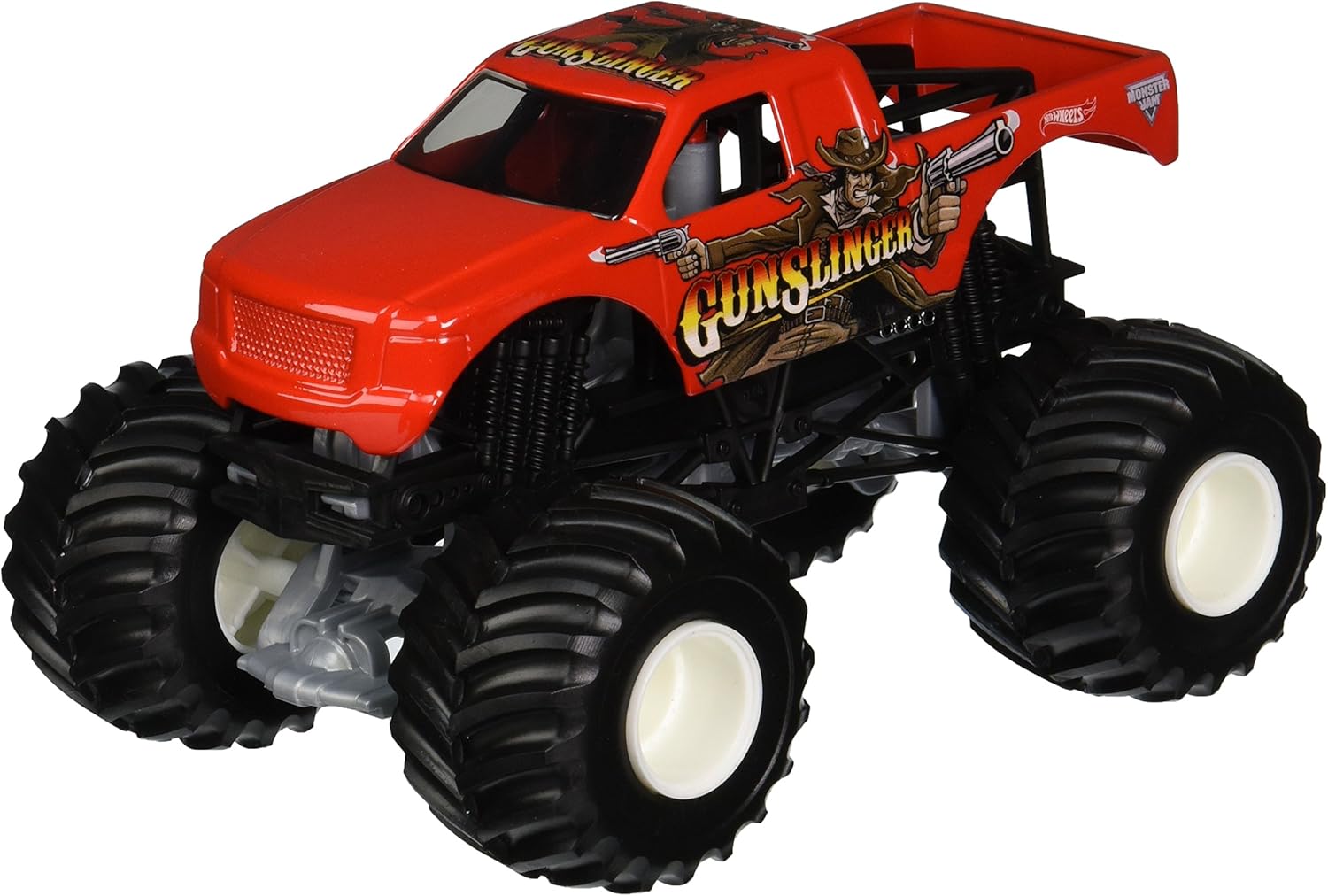 Hot Wheels Monster Jam 124 Scale Gunslinger Vehicle, Vehicles Amazon