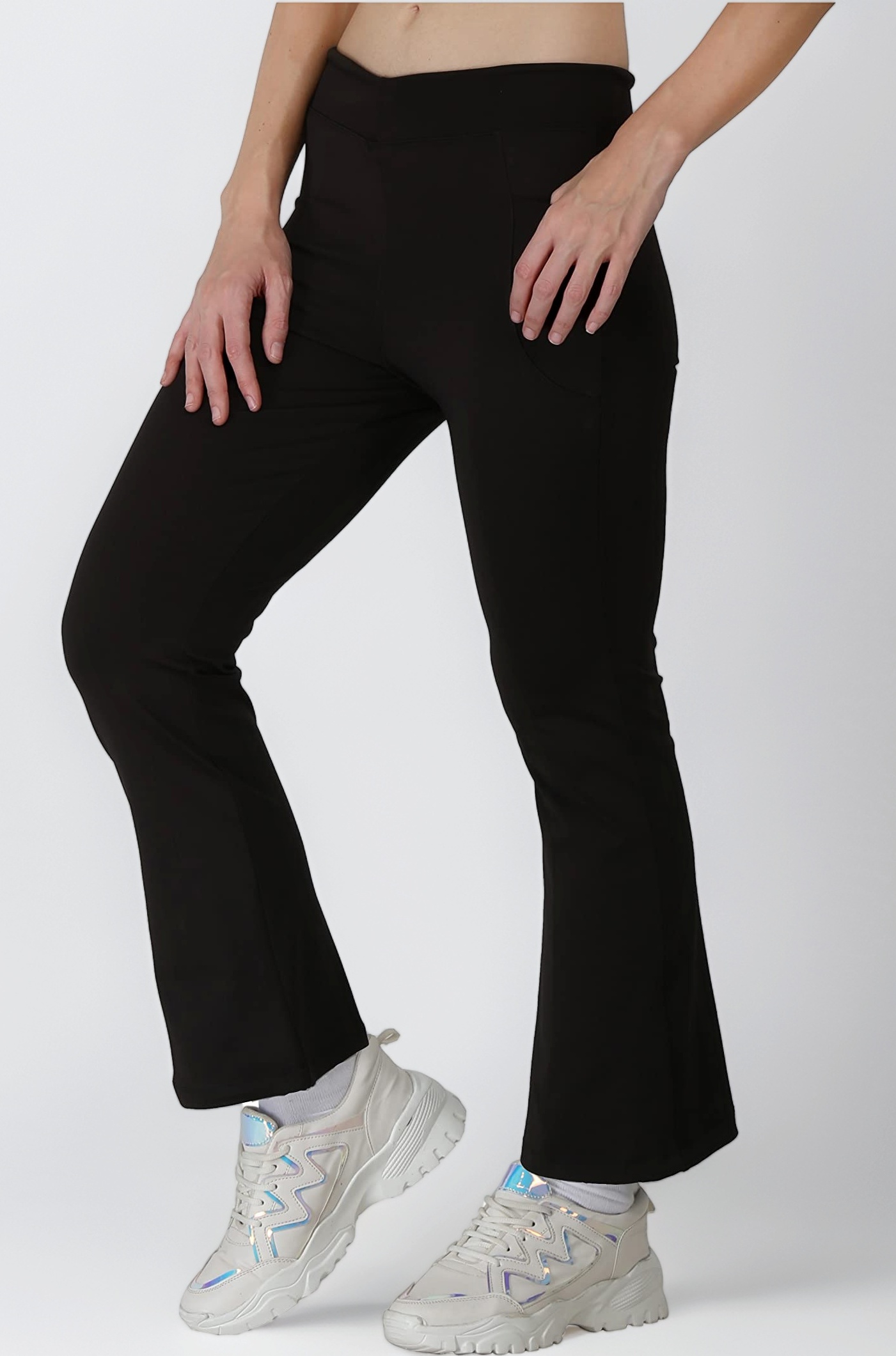 Girls Trackpants and Yoga Pants, Bootcut Leggings and Lower for Kids, Soft 4 Way Lycra Strachable Track Pants for Daily use Yoga Running, Active Performance Pant