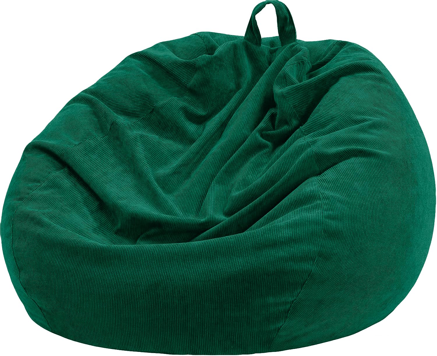 Nobildonna Bean Bag Chair Cover (No Filler) for Kids Beanbag Stuffed Animal Storage Without Filling Plush Toys Holder and Organizer Soft Premium Corduroy 200L