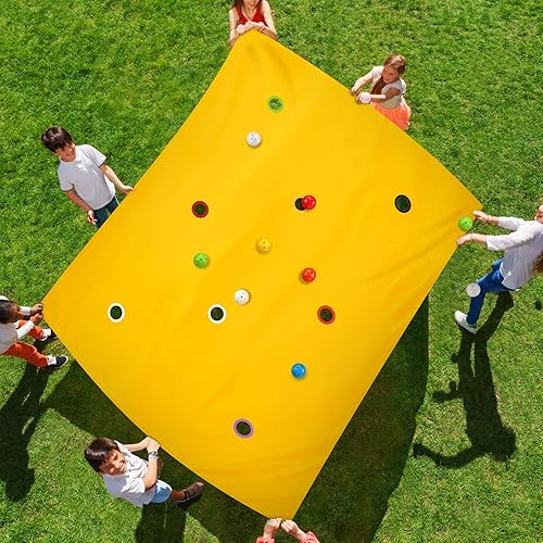 Miniatura 7 de Kathfly Blue Hole Canvas - Juego de construcción de equipos de 98 x 70 pulgadas, divertido juego de construcción de equipos para trabajar con 8