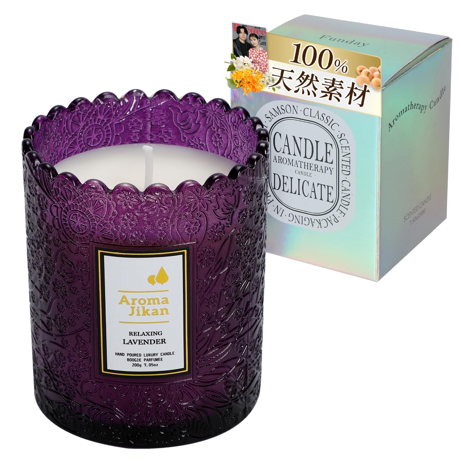 Amazon.co.jp: 【雑誌掲載】 Aroma Jikan アロマキャンドル