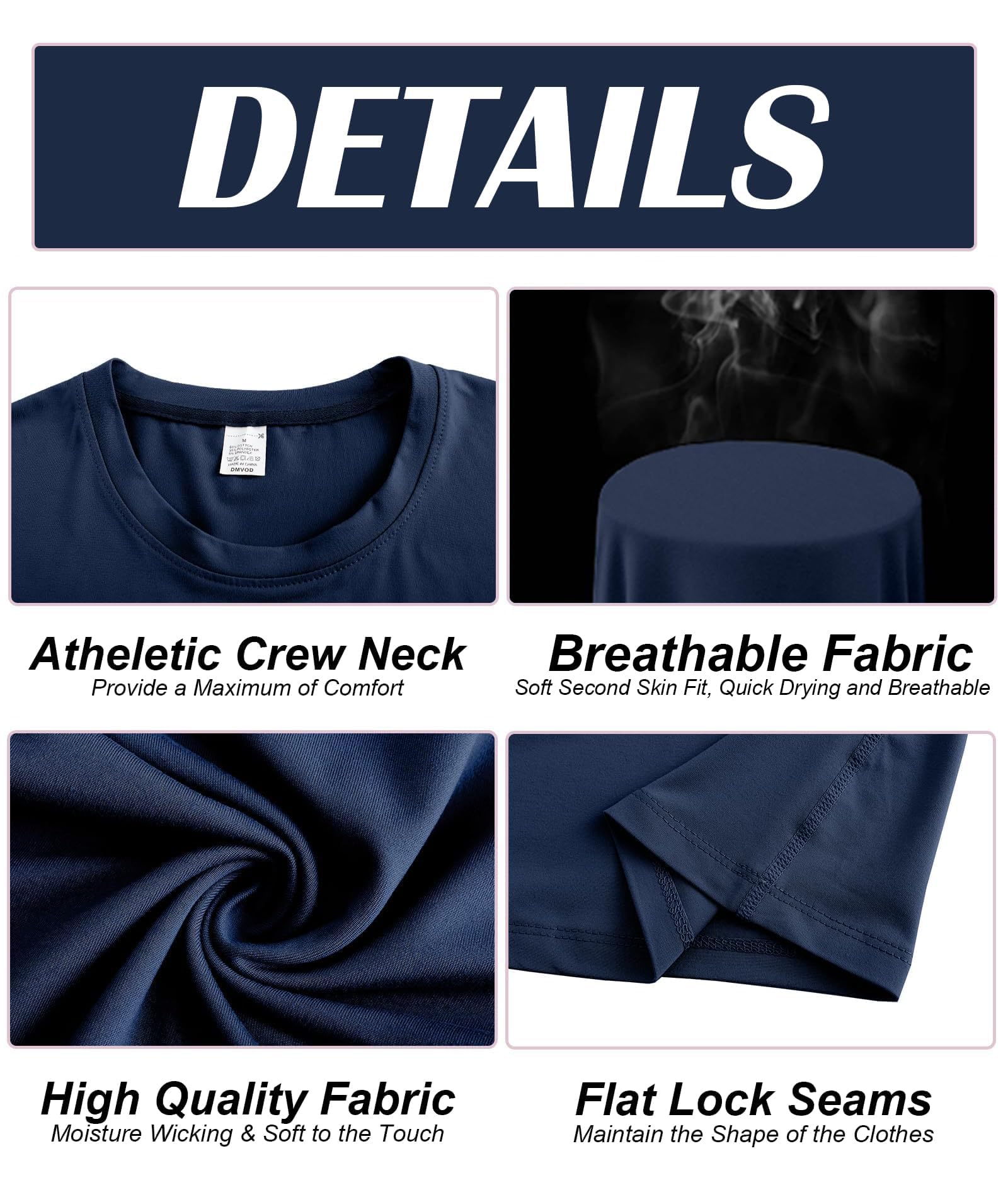 3-Pack T-Shirt a Maniche Lunghe/Corte in Cotone da Donna Top da Allenamento per Signore T-Shirt basiche Aderenti T-Shirt Semplice Girocollo