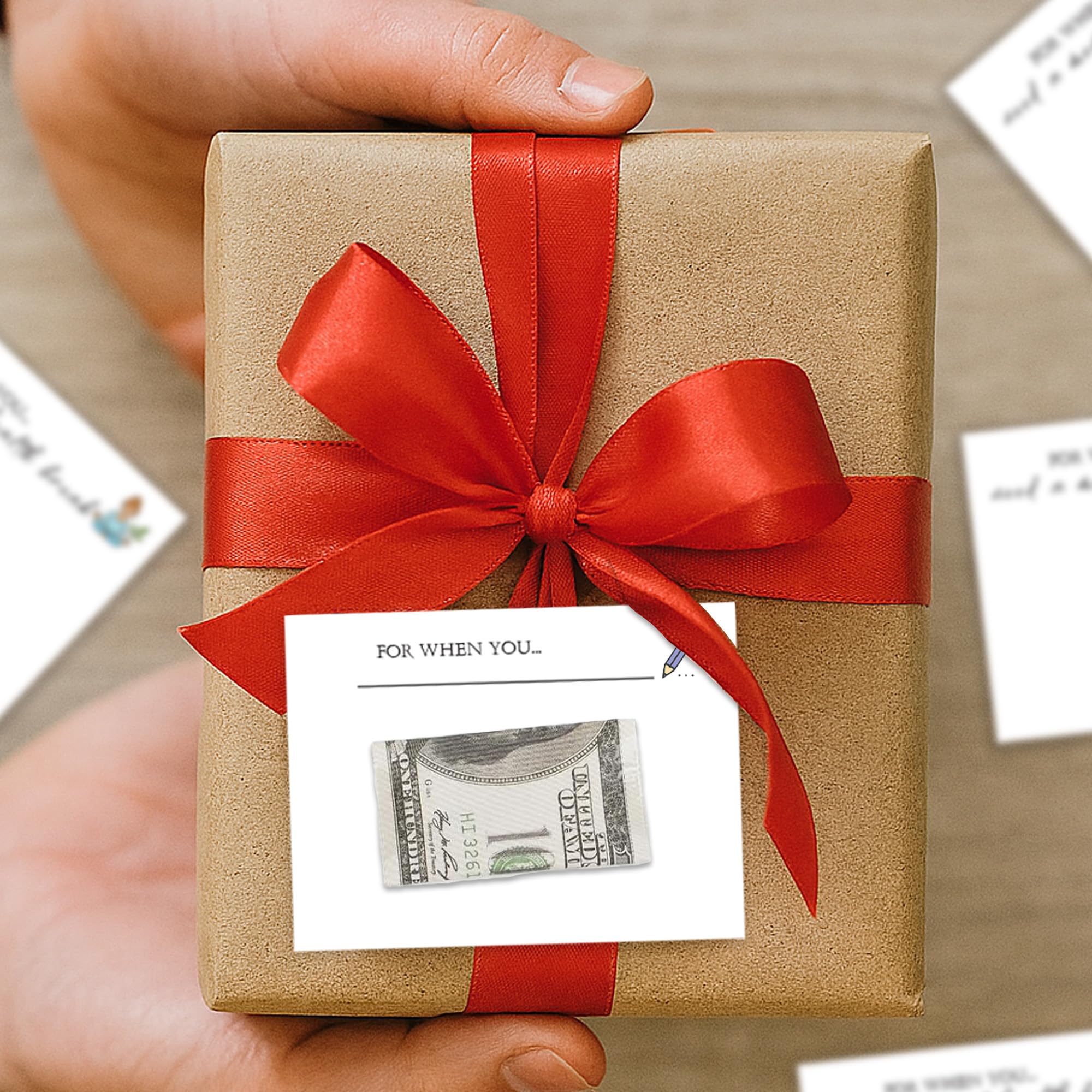Geschenkkartenbuch, offen für Studenten, College-Pflegepaket, College-Geschenke, College-Geschenkkartenbuch 2025 und Geldhalter für Studenten, personalisiertes College-Geschenk für Mädchen