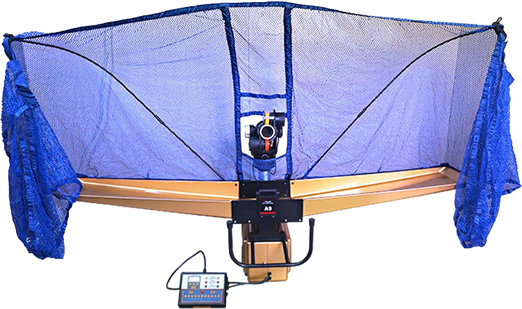 Yu Liao Table Tennis Robot with Net Automatic Ping Pong Robot Machine Pong Ping-Pong Robot Tranning Ping Pong Robots with Ball Collet Catch Net