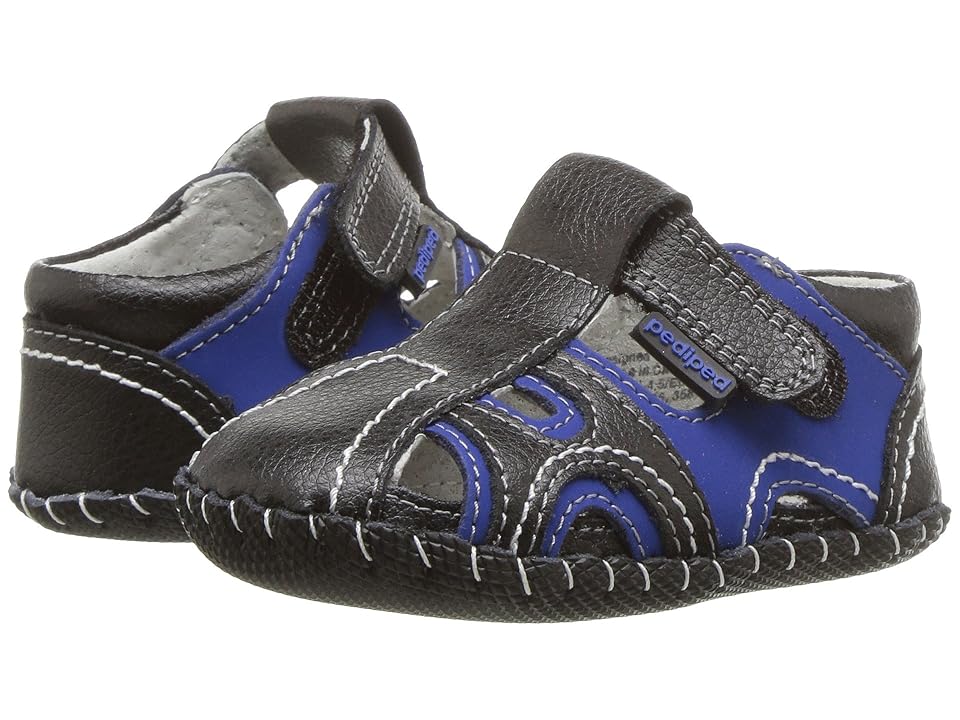 

pediped Brody Originals (Infant) (Black King Blue) Boy's Shoes