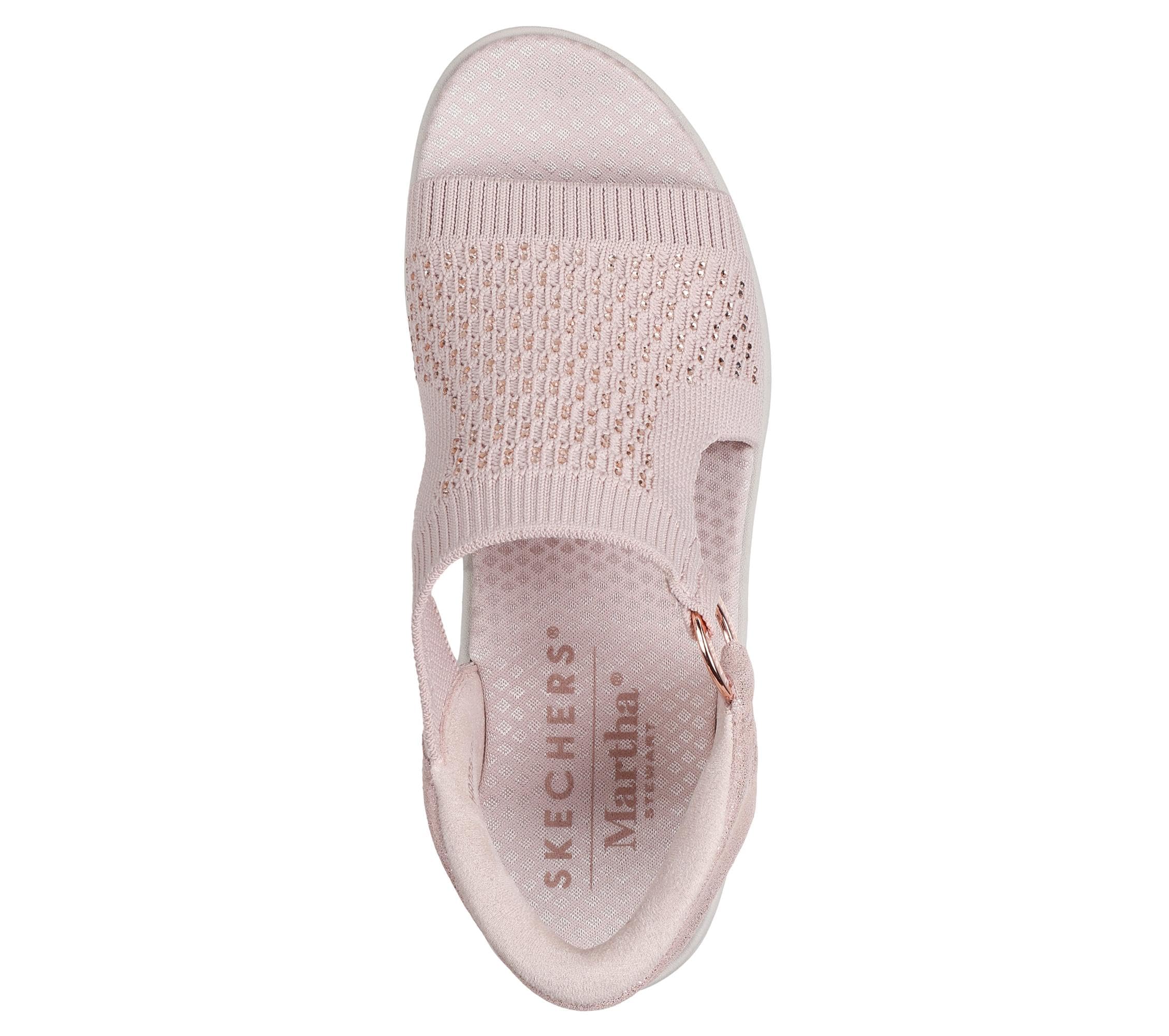 Skechers Damskie kapcie Martha Stewart's Pier-lite - Park Path bez użycia rąk