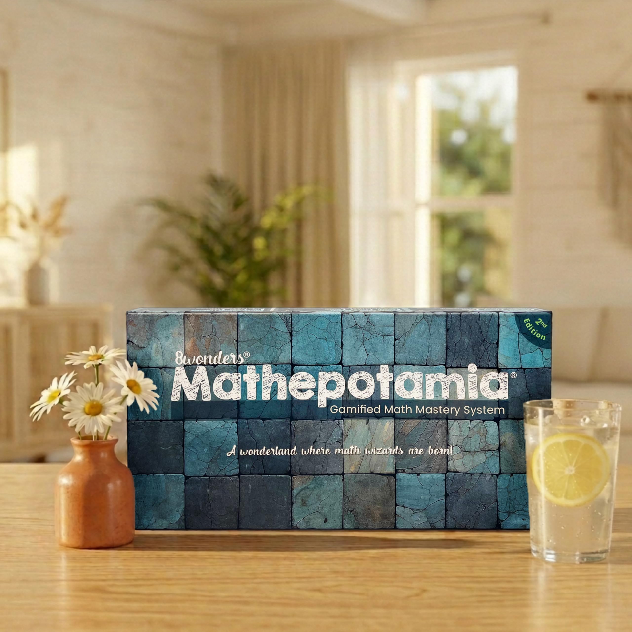 Mathepotamia gra matematyczna: obliczenia i tabliczka mnożenia z 4 poziomami i 7 trybami dla dzieci 5-9 lat | ćwiczenie matematyki i obliczeń w pamięci | gra planszowa szkoła podstawowa prezent