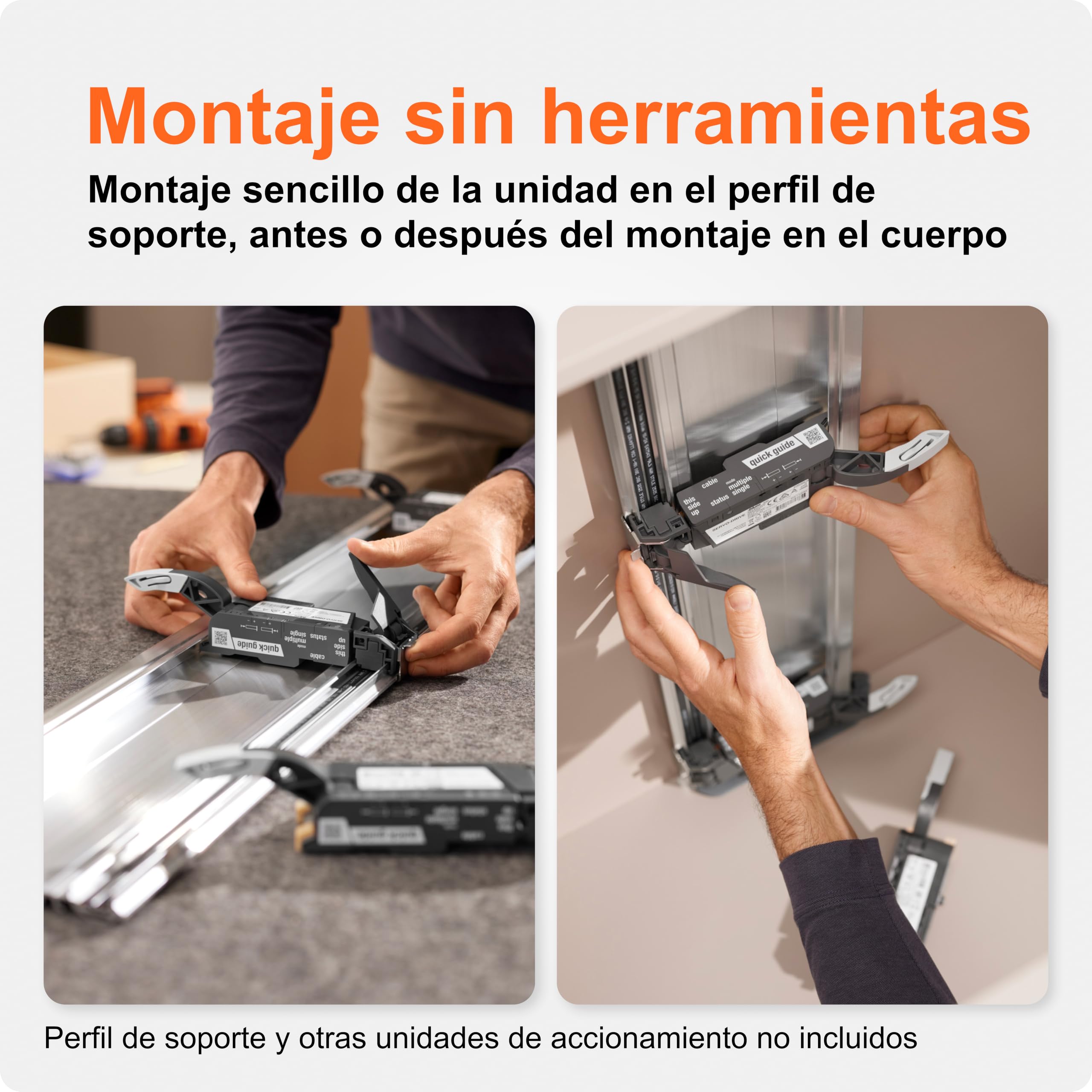 Unidad de accionamiento SERVO-DRIVE de Blum I Apertura automática de cajones, gavetas y extraíbles I Accesorio de lujo
