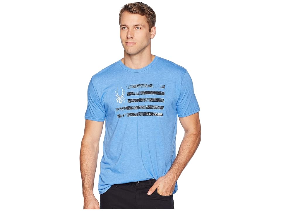 

Spyder Flag Tee (Turkish Sea Blue) Men's T Shirt
