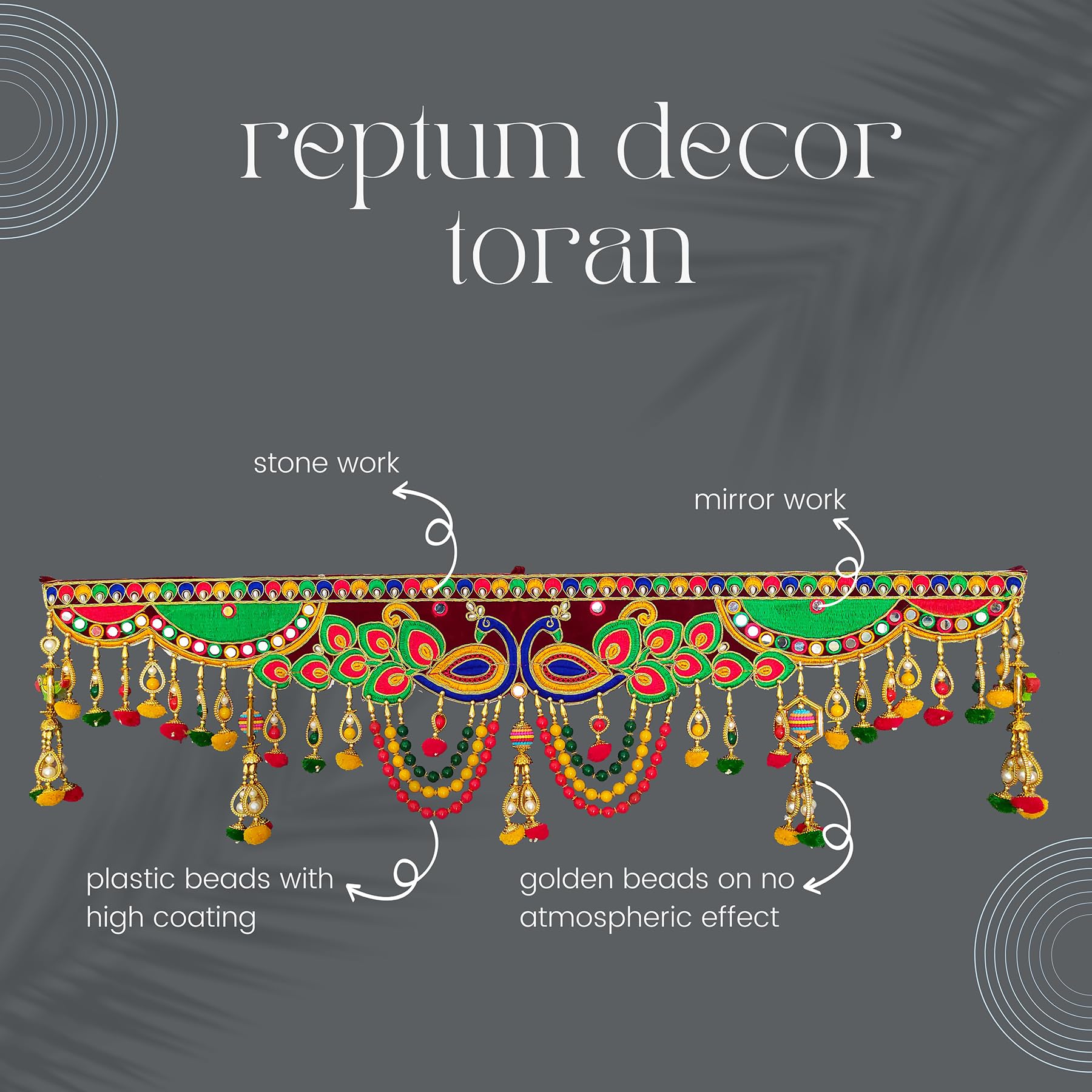 REPTUM DECOR Plastic Door Hanging (37 inch, Multicolour) - Image 5 thumbnail