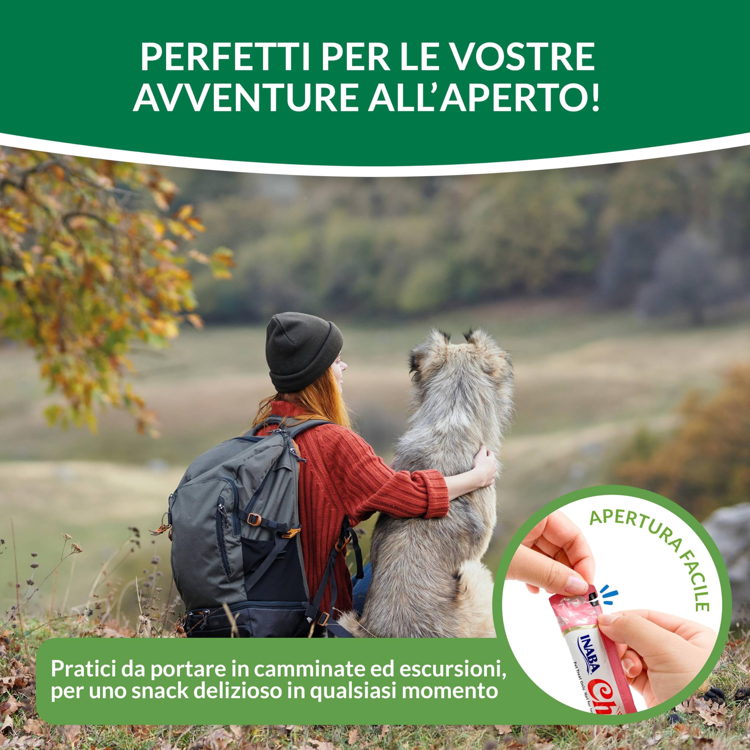 INABA Churu Rolls Snack per Cani, Bastoncini di Pollo con Cuore di Pollo - 8 Pack (64 Stick x 12gr) - Premietti per Cane Morbidi e Deliziosi - Cibo per Cani Senza Conservanti o Coloranti Artificiali