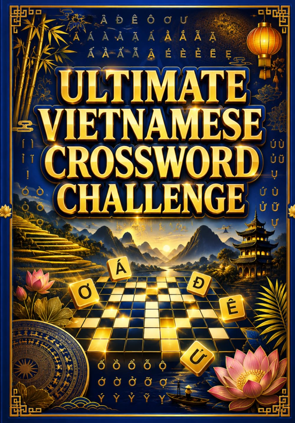 Ultimate Vietnamese Crossword Challenge: Improve Vocabulary, Memory, Focus & Logical Thinking While Enjoying Authentic Vietnamese Crosswords