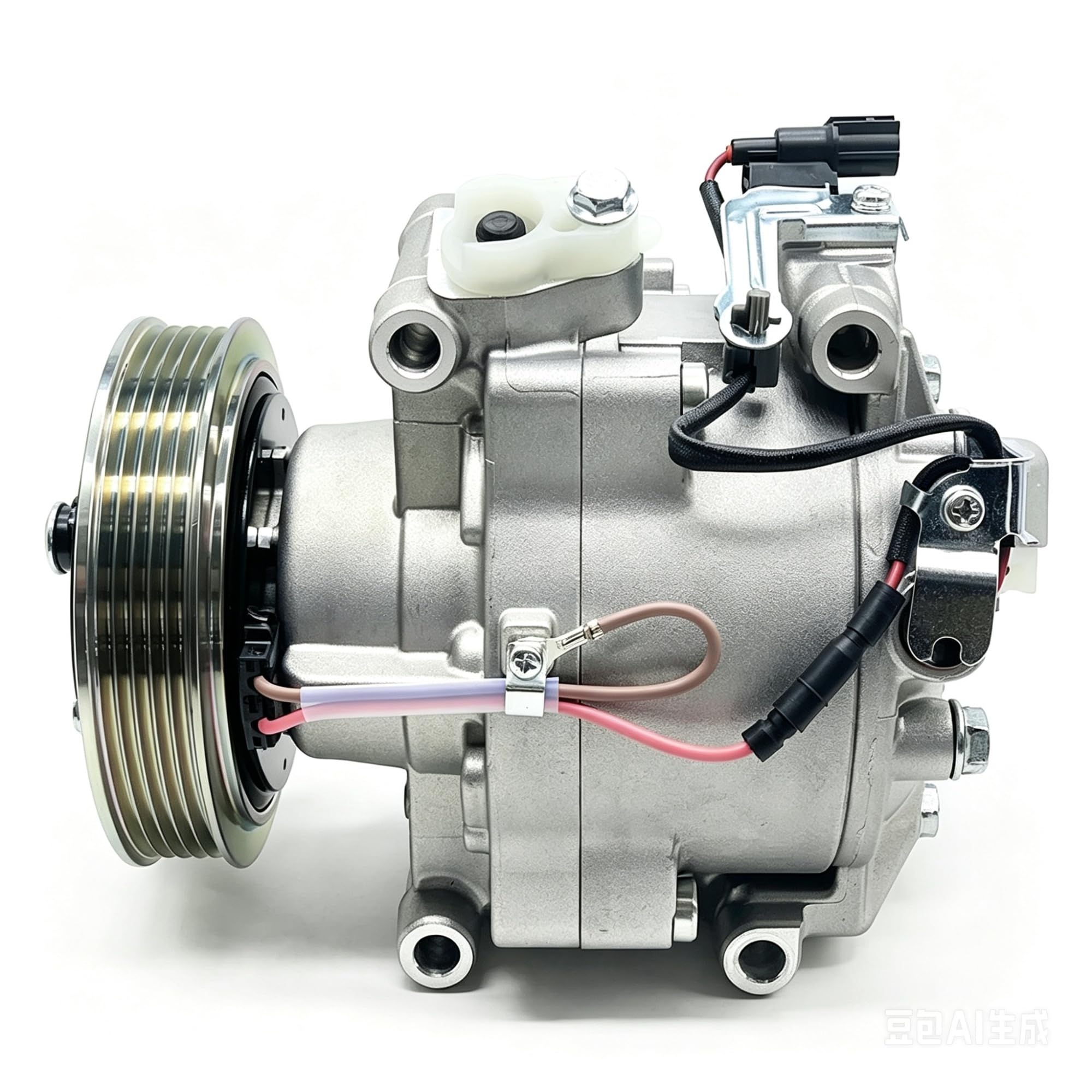 STR08 Automotive A/C Compressor Assembly, 12V Iron Unit with 5PK Clutch, Reference OE Codes 3905, 38810-55A-T01