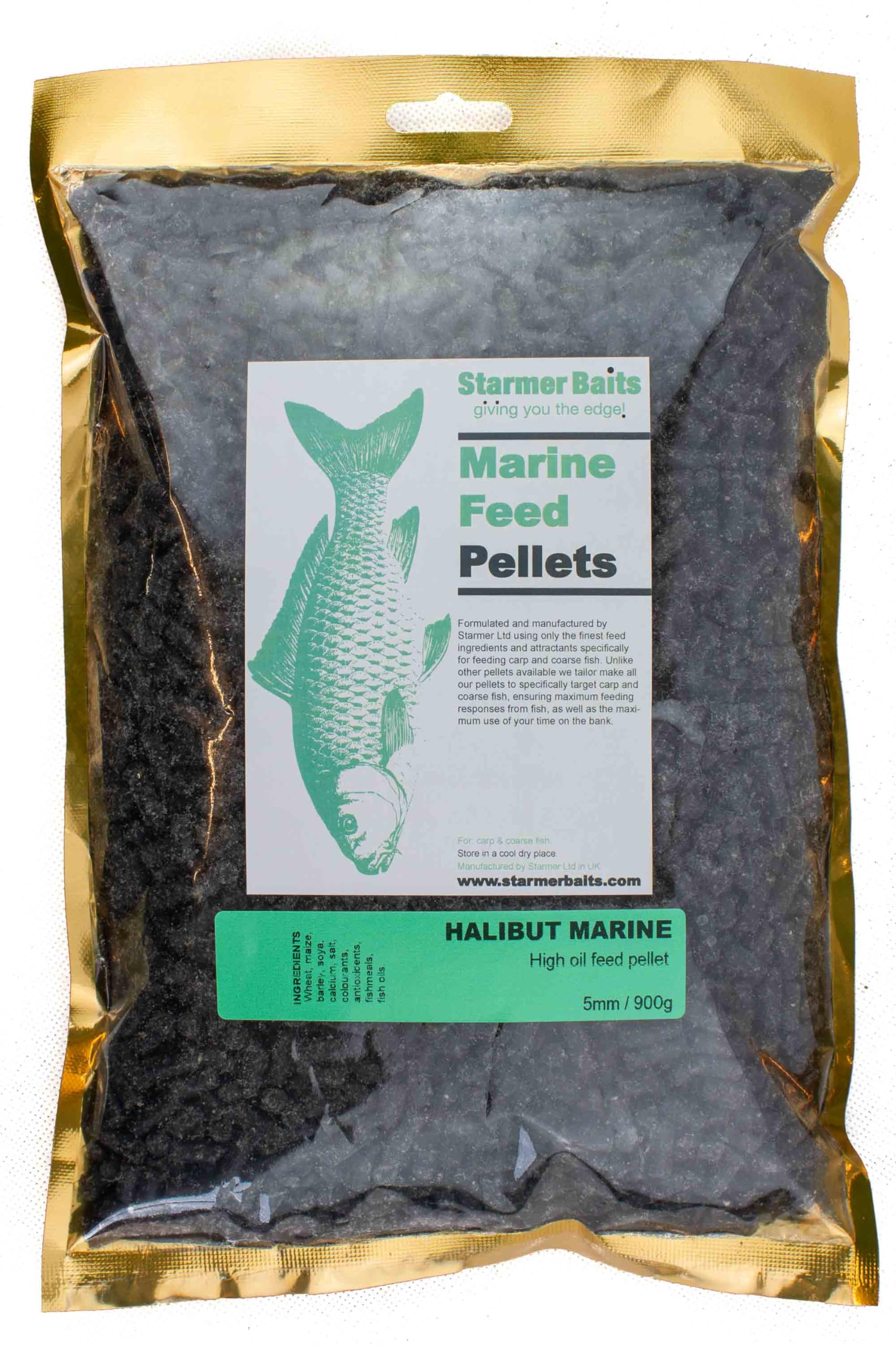 StarmerBaits Halibut marine pellets / 5mm / 900g โ image 1