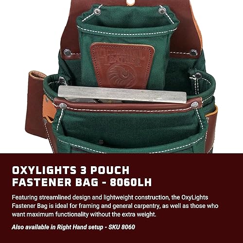 Miniatura 2 de Occidental Leather 8060LH OxyLights - Bolsa de cierre de 3 bolsas, para zurdos