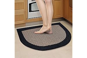 Black Circle Rug: Half Circle Doormat for a Warm and Inviting Entrance