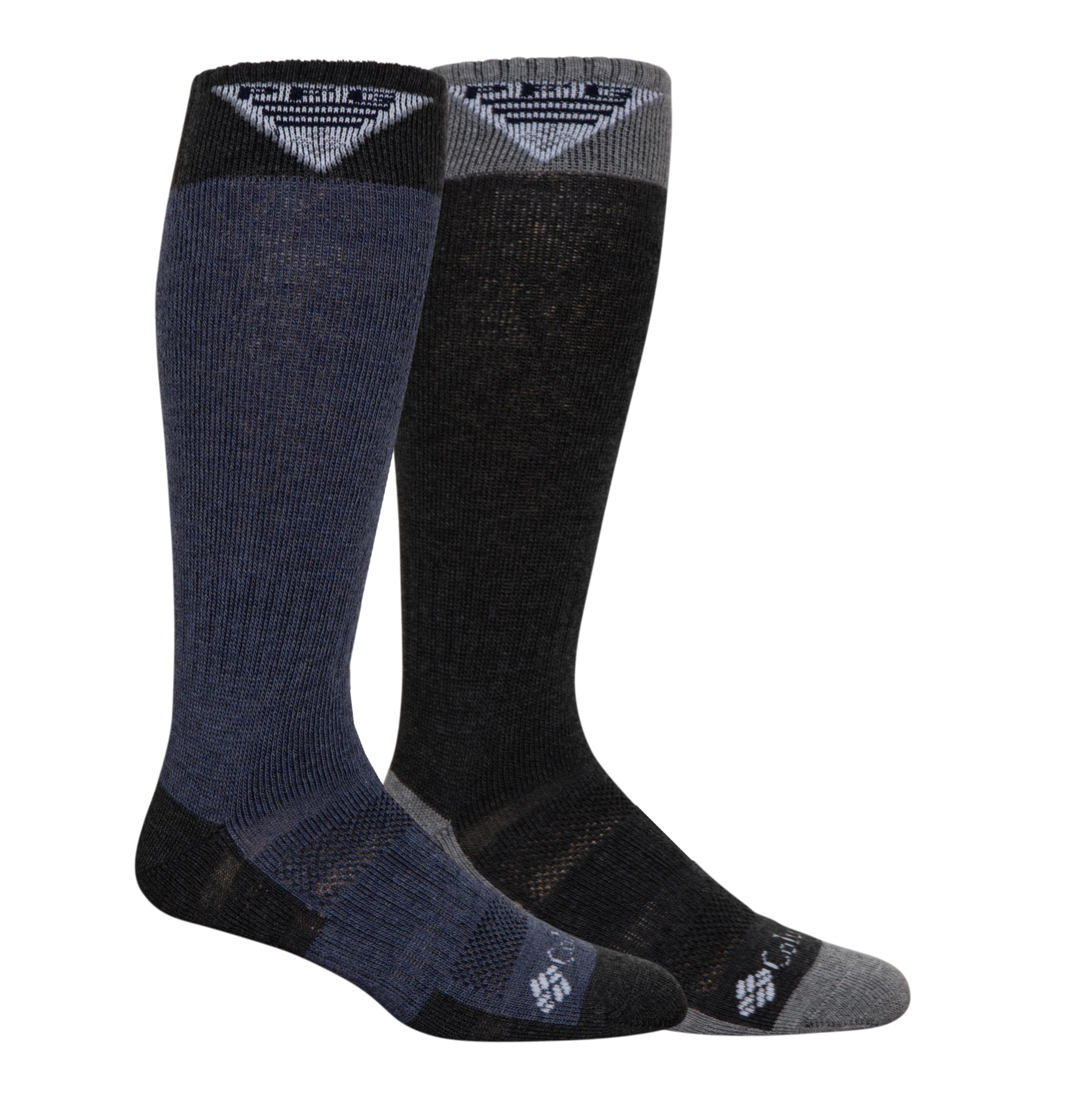 Columbia Men's Performance Fishing Over the Calf Wader Gear Socks Multipack