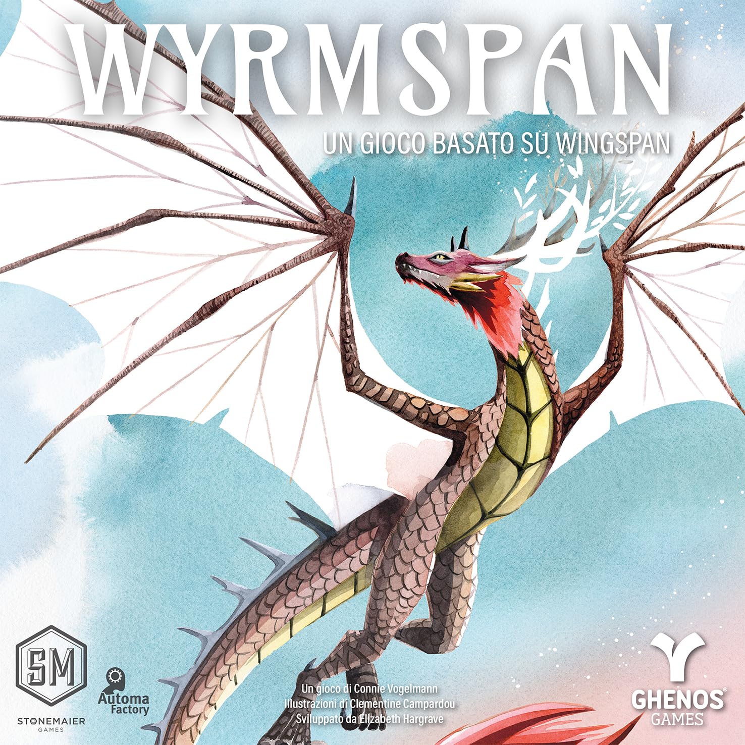 Ghenos Games Wyrmspan - Gioco da tavolo, 1-5 giocatori, 14+ età, 90 minuti