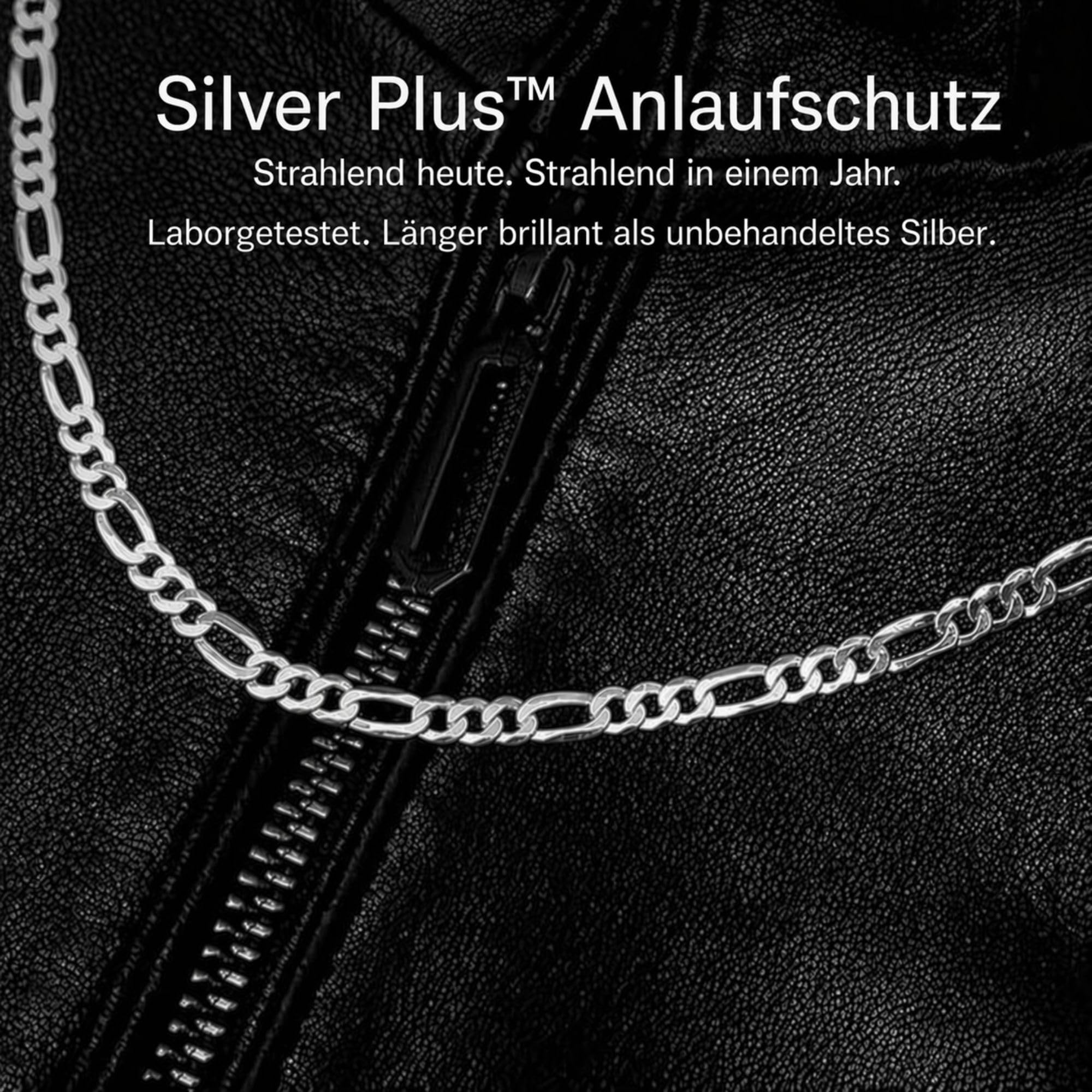 QUADRI - Kette Herren Silber | Silberkette 925 Silber - Halskette Herren