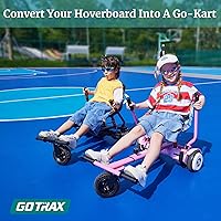 Vista 2 de Gotrax Hoverboard - Accesorio de asiento de kart para patineta de equilibrio automático de 6.5", 8", 8.5", 10", longitud del marco ajustable