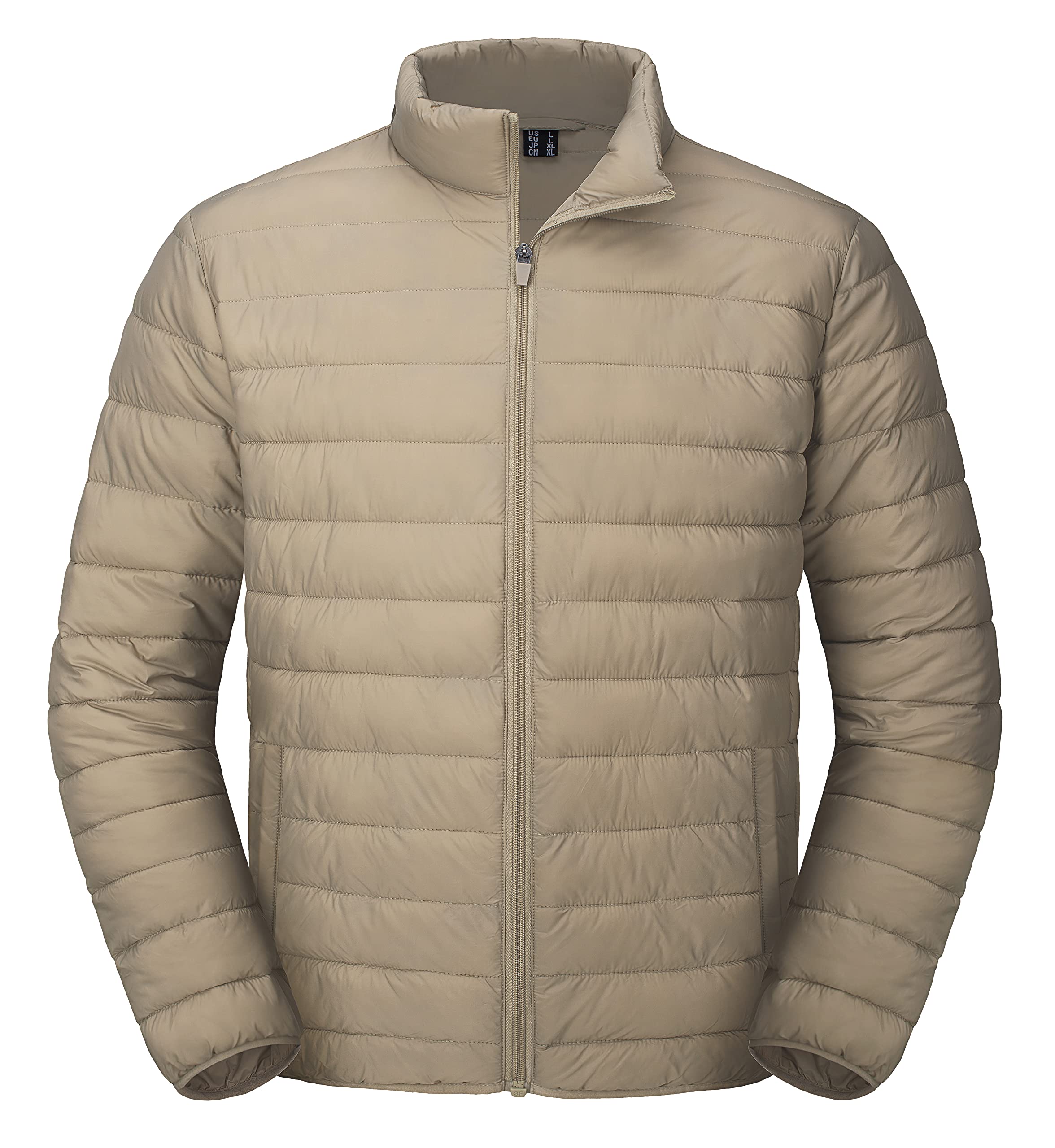 Mens Puffer Jacket Lightweight Water Shedding Warm Winter Coats