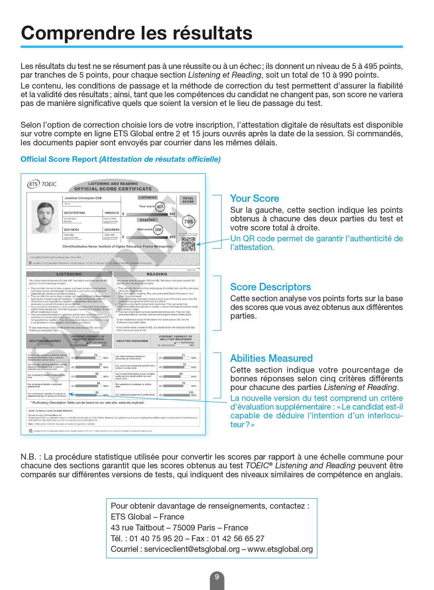 TOEIC ® : les tests officiels corrigés Nouvelle édition