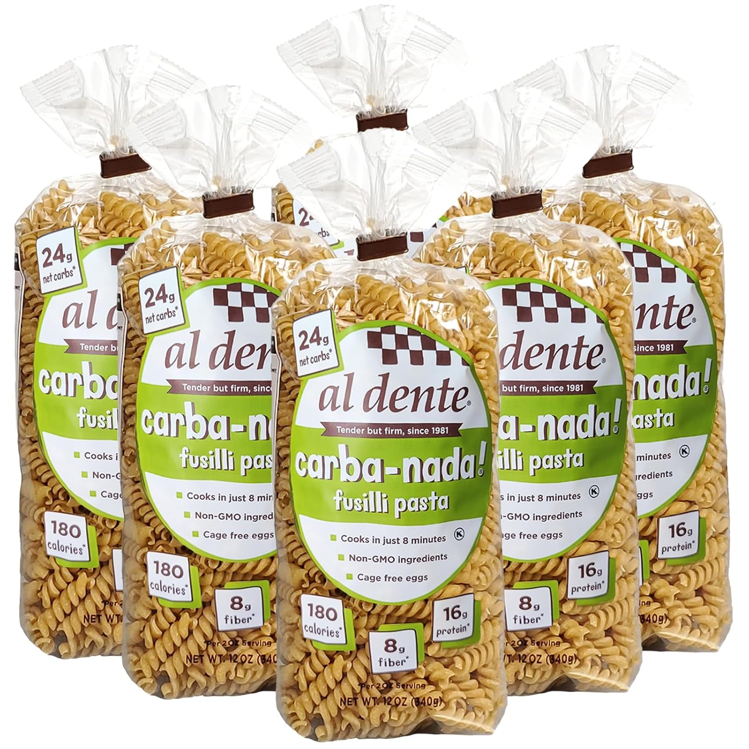 Al Dente Carba-Nada Fusilli