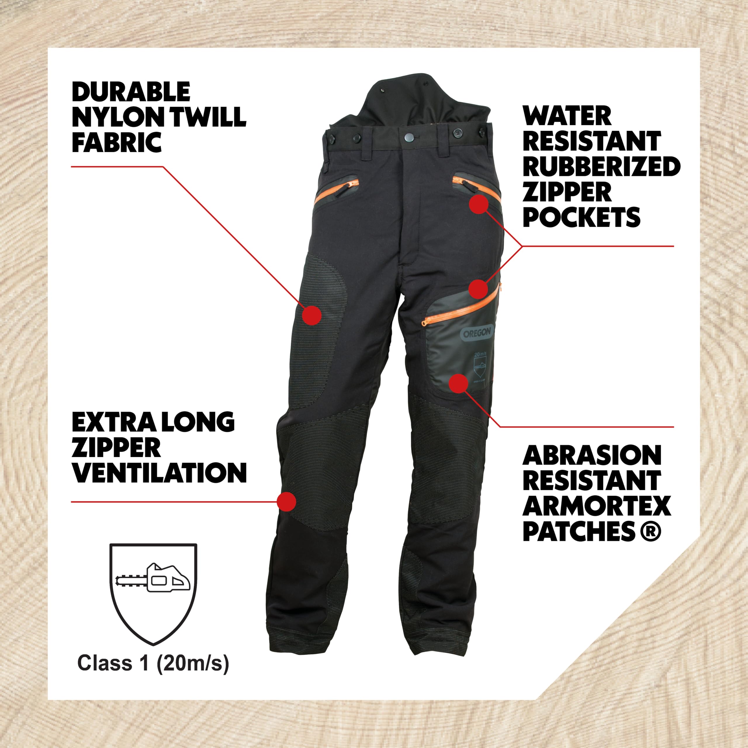 Oregon Pantalones de protección contra Cortes