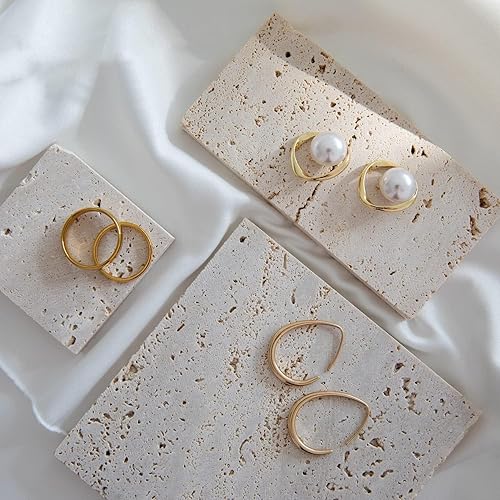 Miniatura 4 de GISELA D Accesorios para fotos, adornos de piedra natural, bandeja de almacenamiento de cosméticos, lápices labiales, joyas, decoración de tiro,