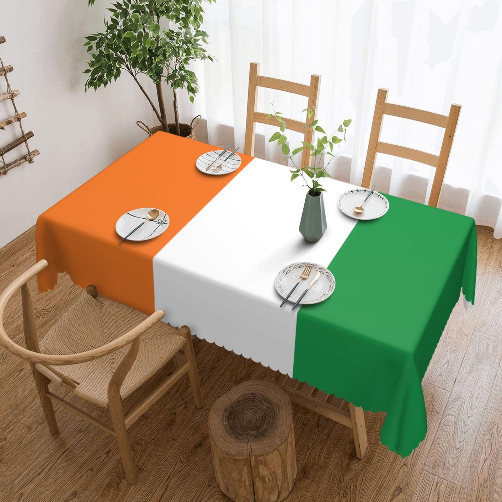 MROWYC Flag of Ivory Coast Printed tablecloths are suitable for hotels, picnics, and parties, and can effectively protect the tabletop