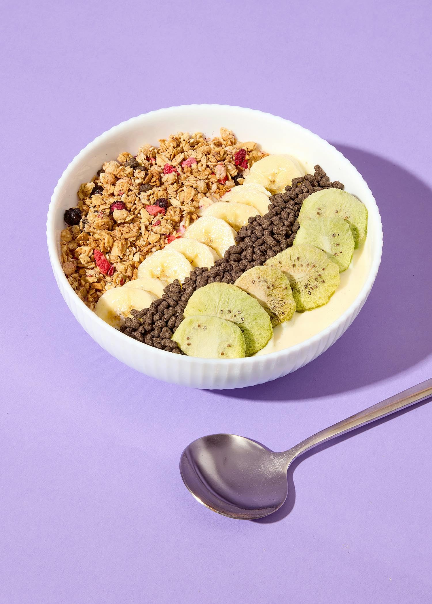 KoRo - Kiwi liofilizzati a fette 350 g - 100% kiwi - Alto contenuto di fibre - Senza additivi