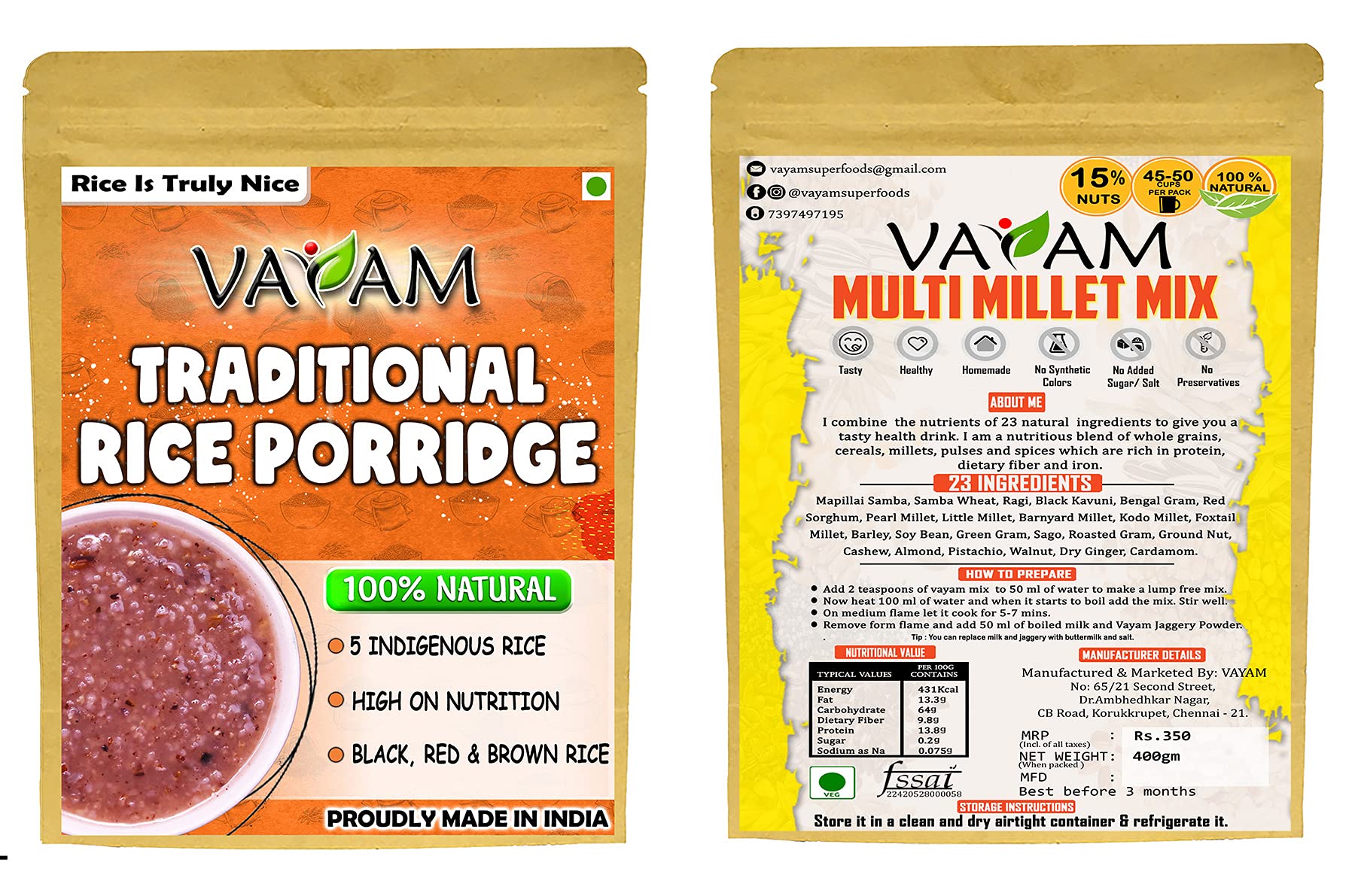 See full amazon price history chart for Vayam Traditional Rice Porridge + Vayam Health Mix Powder (400 g Each) Vayam Traditional Rice Porridge + Vayam Health Mix Powder (400 g Each) (B0917F2FG8) Amazon Price History, Amazon Price Tracker