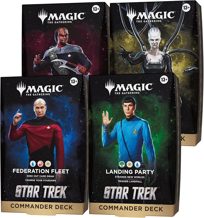 Get It Now Magic: The Gathering | Star Trek Commander Deck Bundle