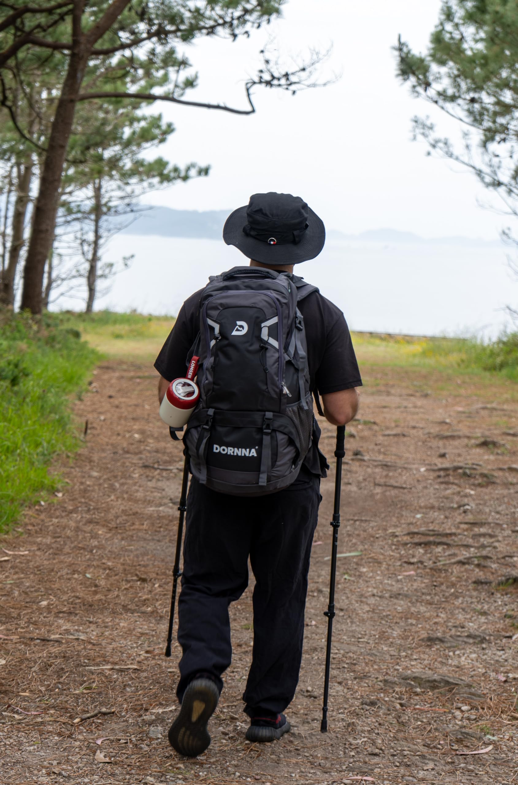 Sac a Dos Randonnee 60L Imperméable, Sac Randonnée, Voyage Léger, Sac de Voyage Cabine Pliable, Sac a Dos Homme Montagne Trekking, Kit Survie Guerre.