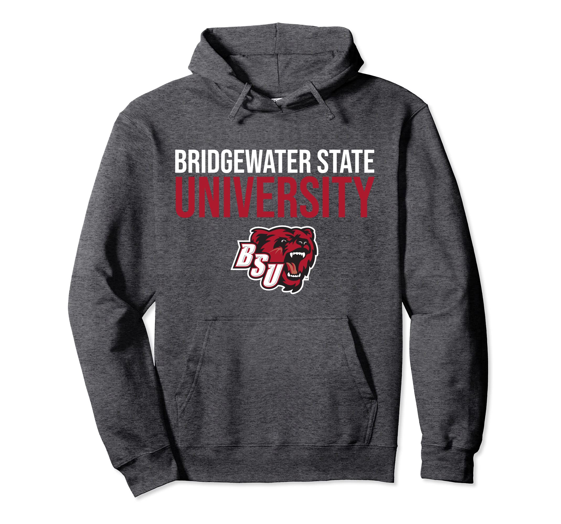 Bridgewater State University BSU Bears Stacked Pullover HoodieOEKO-TEX STANDARD 100