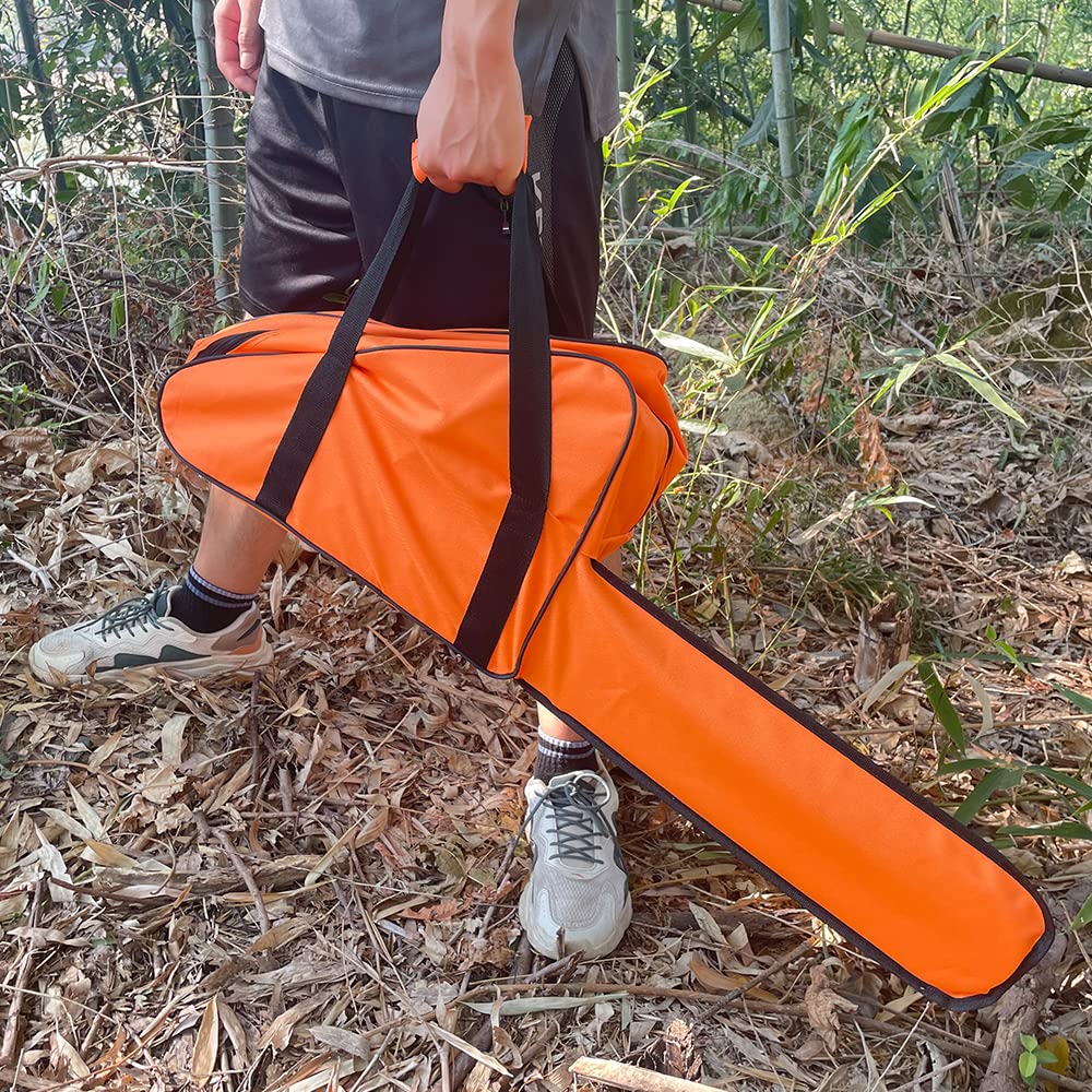 Étui de transport pour sac de tronçonneuse pour scie de 18 po - Protecteur d'organisateur de tronçonneuse 600D Accessoires anti-rayures résistants