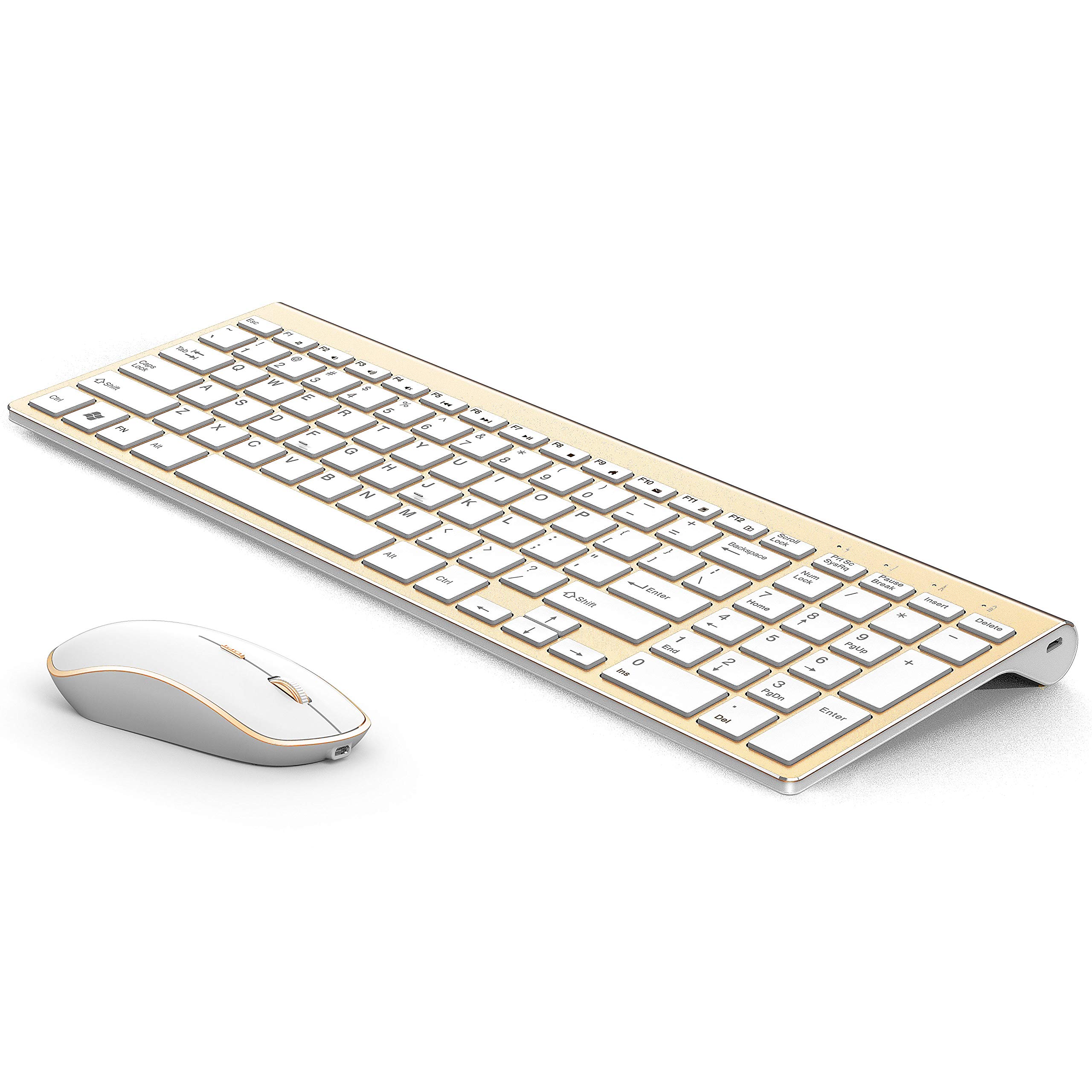 Buy JOYACCESS Aluminum Wireless Keyboard and Mouse Combo,Slim Wireless