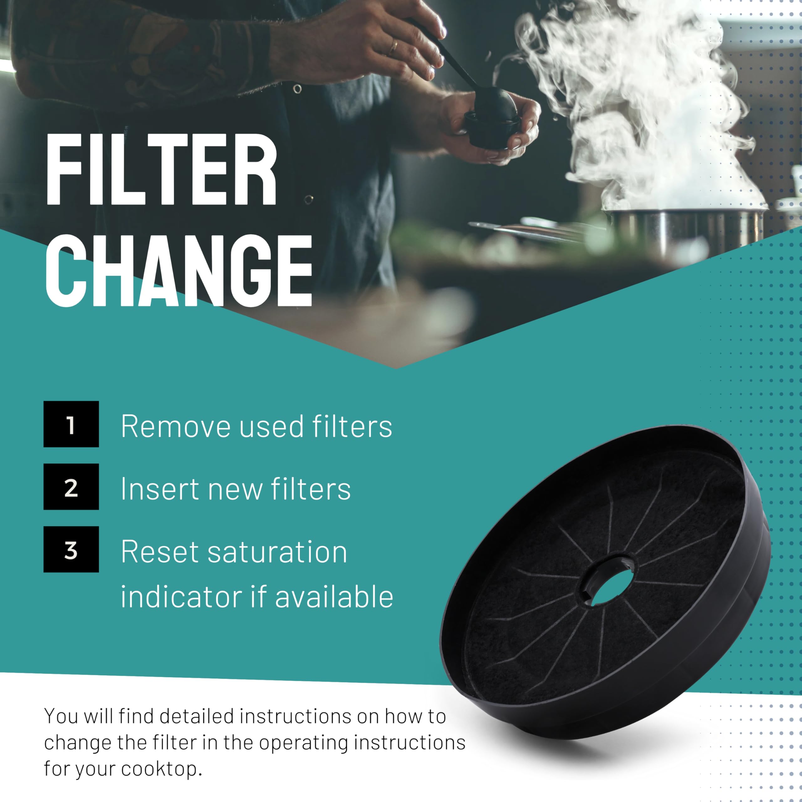 FilterBase - Lot De 2 Filtres à Charbon Actif Pour Hotte Ciarra CBCF003 - Anti-Odeurs 175x175x36mm