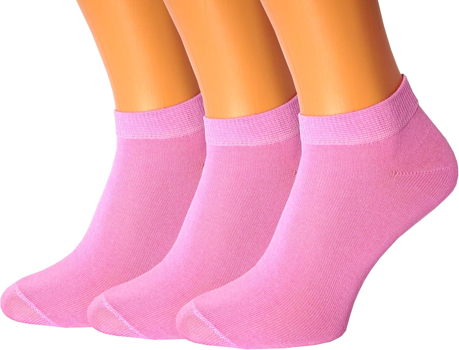 RONDO 3 Pack Unisex Thin Cotton Ankle Socks Dry Fit Low Cut Running Socks