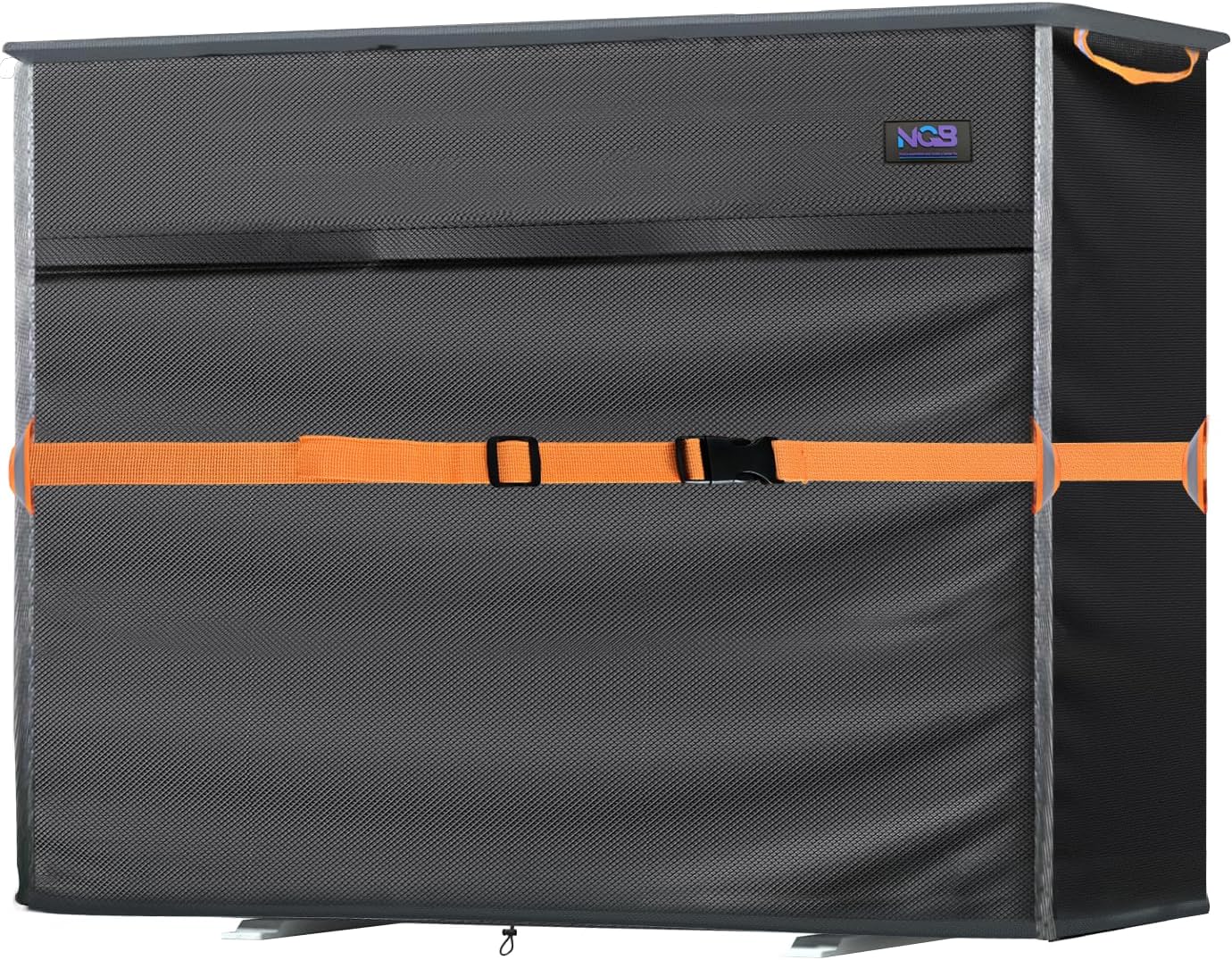 Mini Split Cover for Outside Units,600D Waterproof Air Conditioner Mini Split Cover,AC Protector for 24000-36000 BTU, Fits up to 38"L x 17"W x 32"H. 38.2 "L x17 "W x32.7"H Black