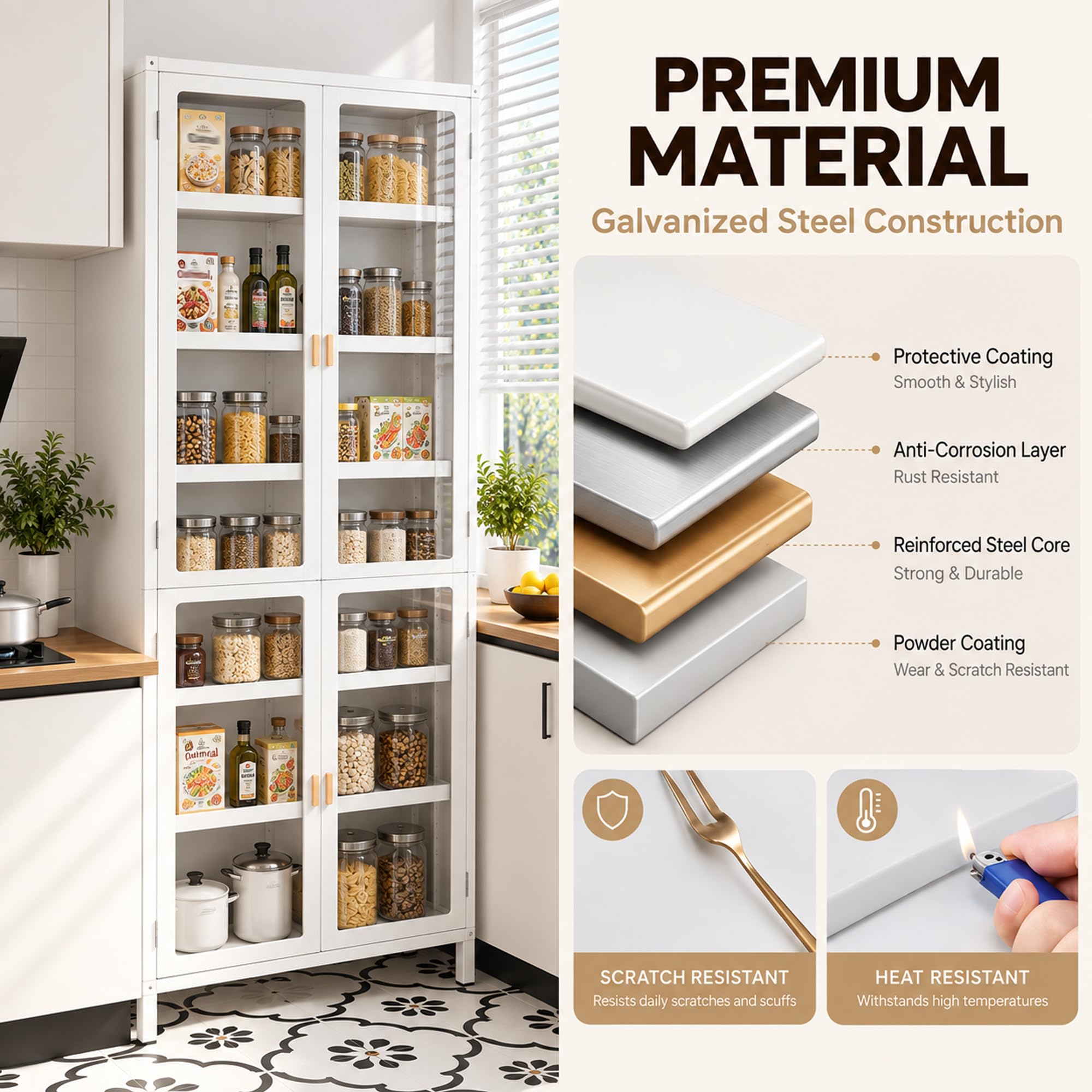 Librería Detrás De La Puerta, Armario Estrecho Con Puertas De Acrílico