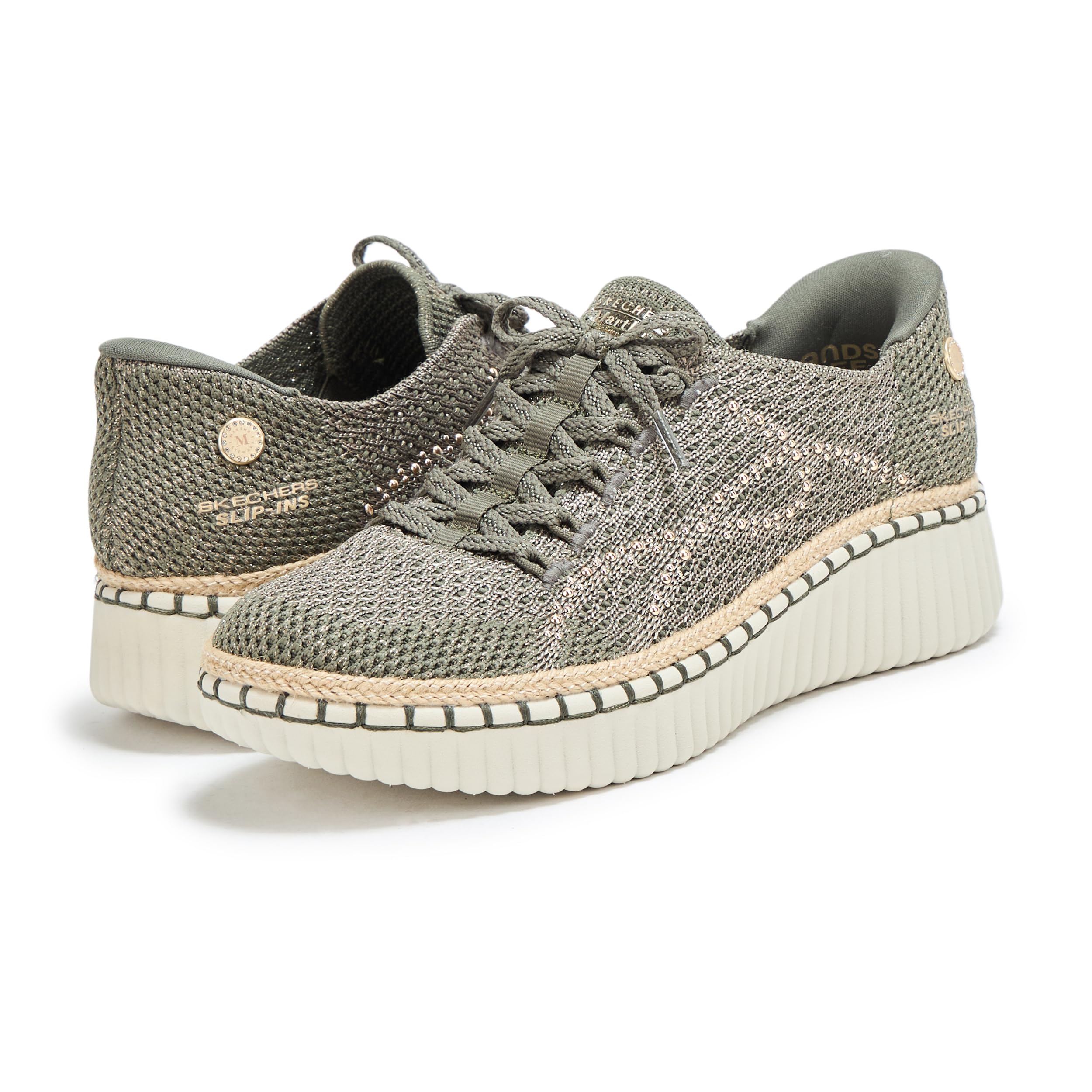 Skechers Zapatillas Martha Stewart Wilshire BLVD para Mujer - Regal, Oliva, 6.5